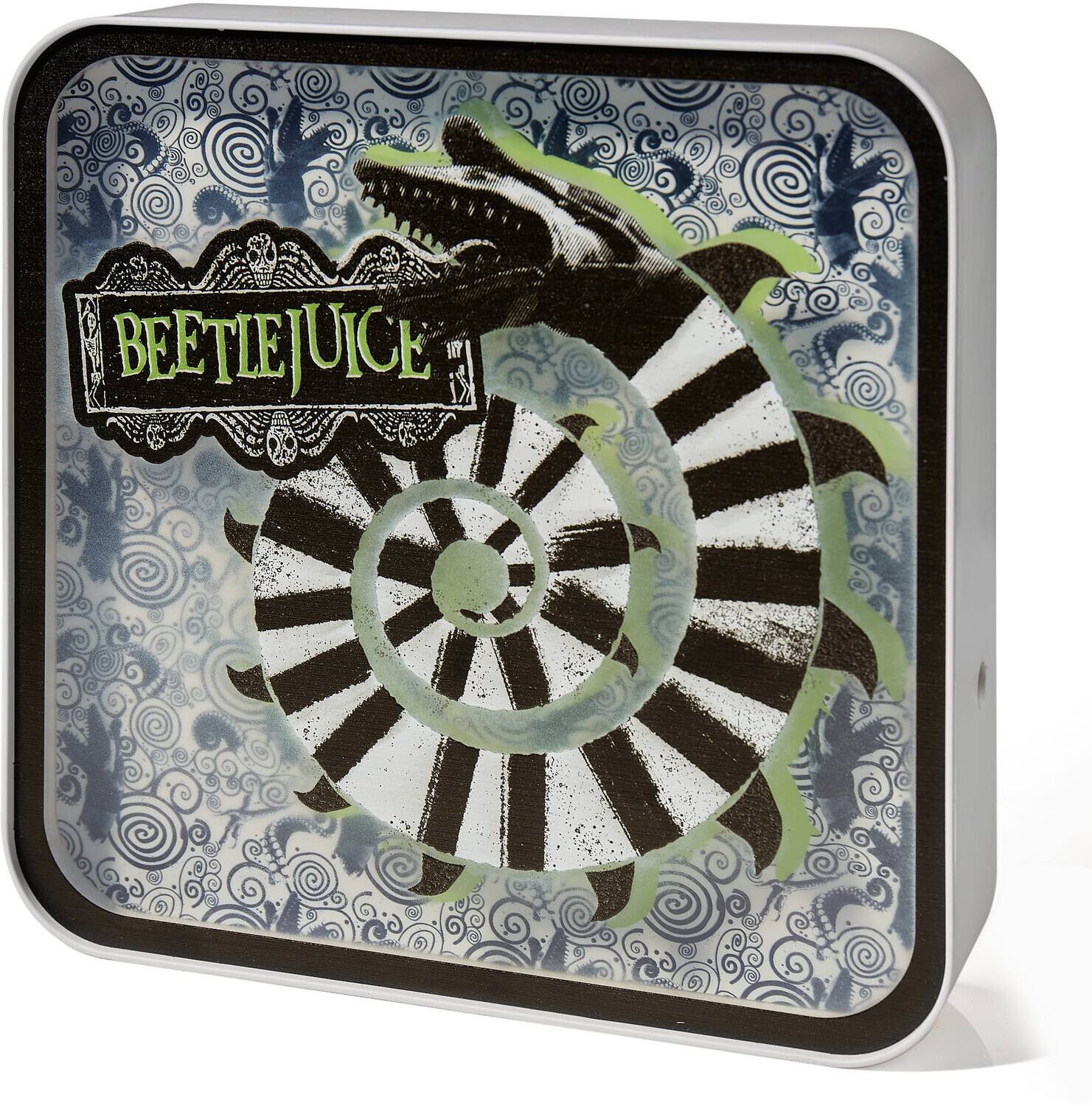 Front. Numskull - Numskull - Beetlejuice Acrylic Lamp   - Collectibles - Multicolor.