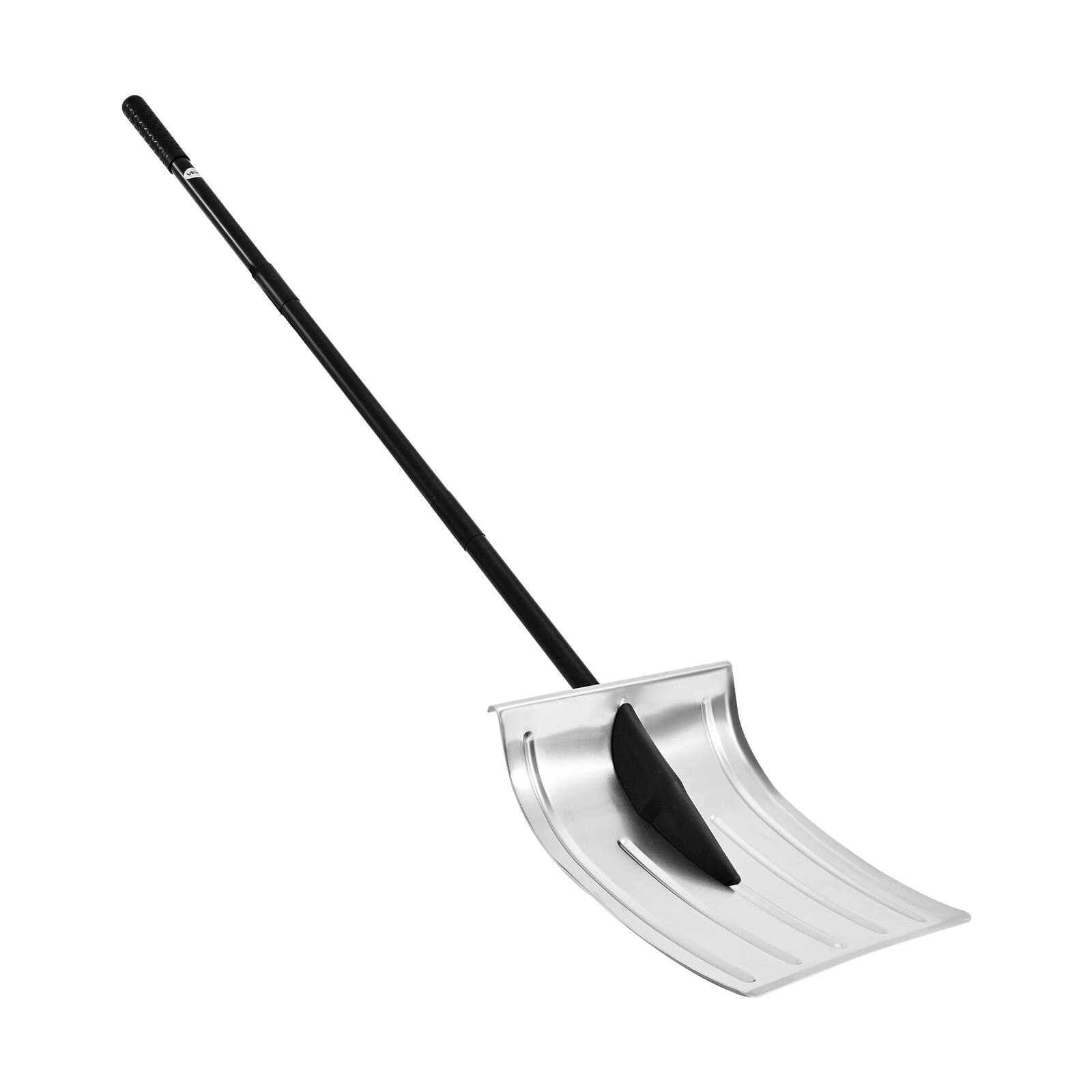 Alt View 5. VEVOR - Snow Shovel for Driveway, 16 in Wide Aluminum Alloy Snow Shovel, Non Slip Grip, Large Capacity Snowplow Shovels - Silver Shovel Blade & Black Handle.