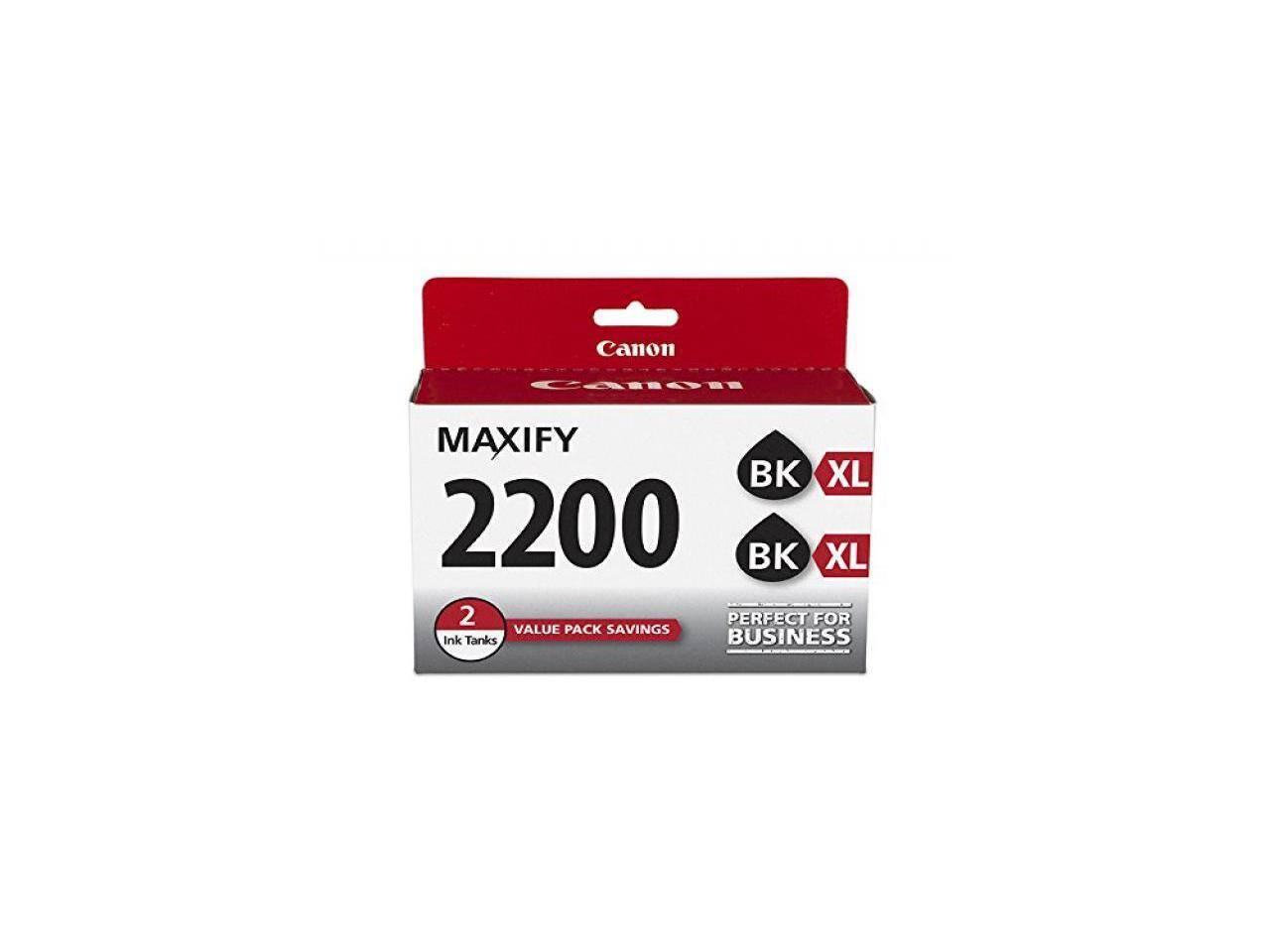 Canon MAXIFY 2200 BK XL 2 PERFECT FOR VALUE PACK SAVINGS Ink Tanks BUSINESS