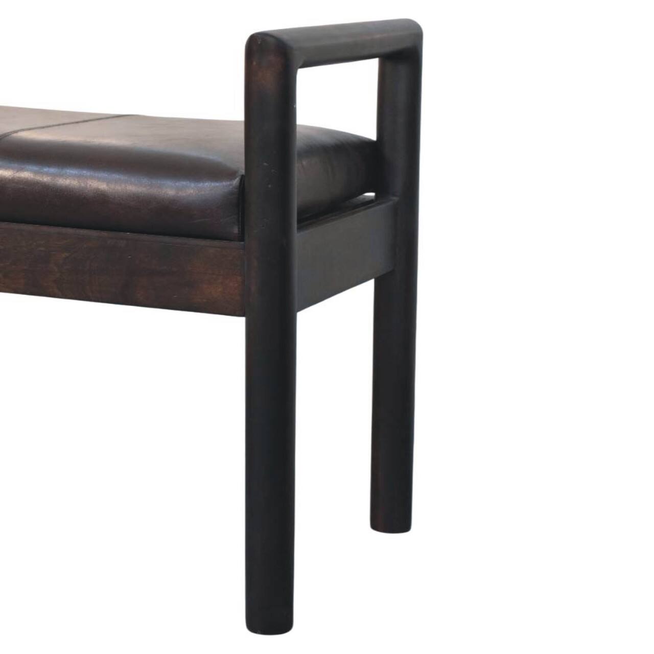 Alt View 8. Artisan Furniture - Artisan Furniture Solid Wood Gridline Bench - Brown.