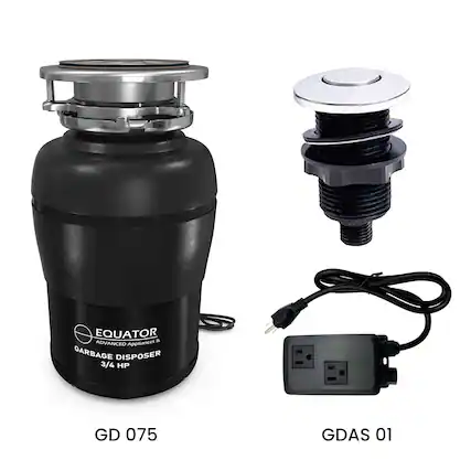 EQUATOR
ADVANCED APPLIANCES
GARBAGE DISPOSER
3/4 HP
GD 075
GDA 01