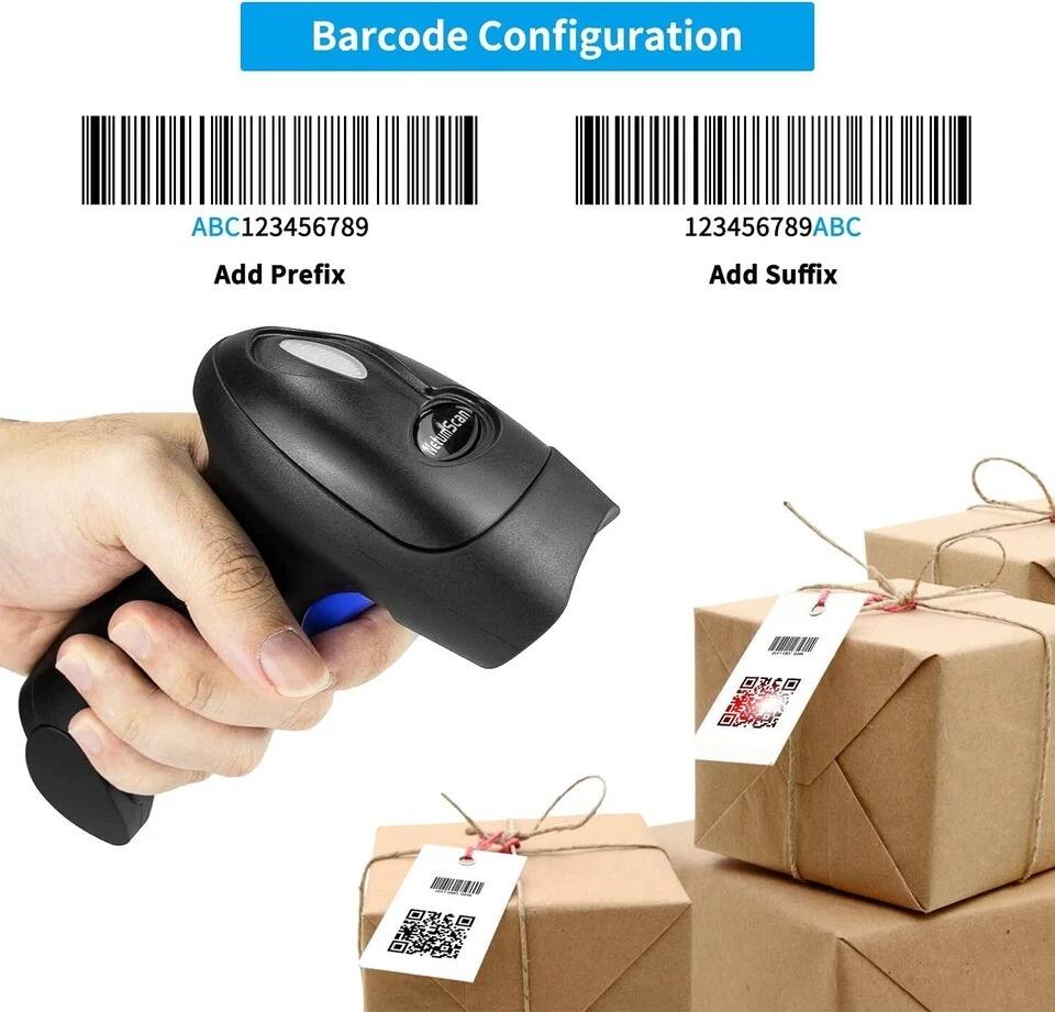 Barcode Configuration

ABC123456789  
Add Prefix

123456789ABC  
Add Suffix

NeturScan