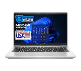 HP - Refurbished Excellent - EliteBook 645 G9 AMD Ryzen 5 Pro 5675U 2.3GHz, 16GB, 256GB SSD, 14" FHD, Windows 11 Pro (Refurbished) (No Camera) - Silver