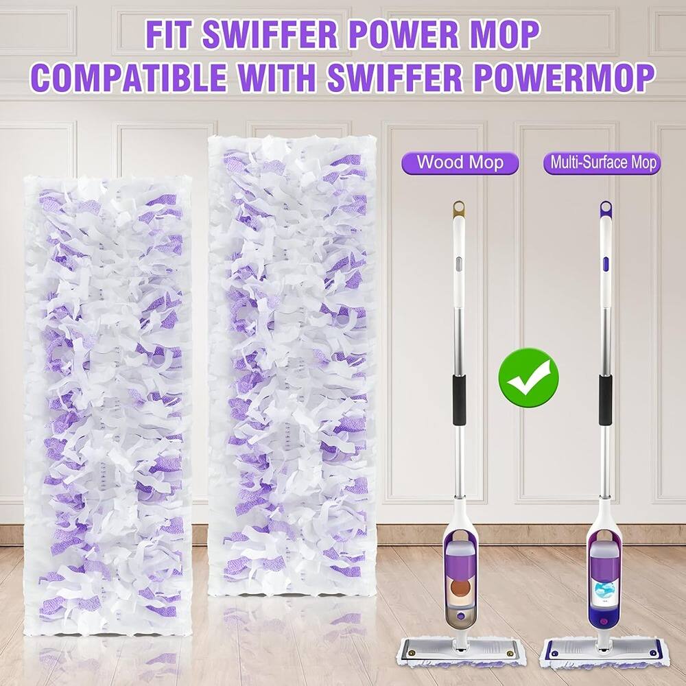 FIT SWIFFER POWER MOP  
COMPATIBLE WITH SWIFFER POWERMOP  

Wood Mop  
Multi-Surface Mop
