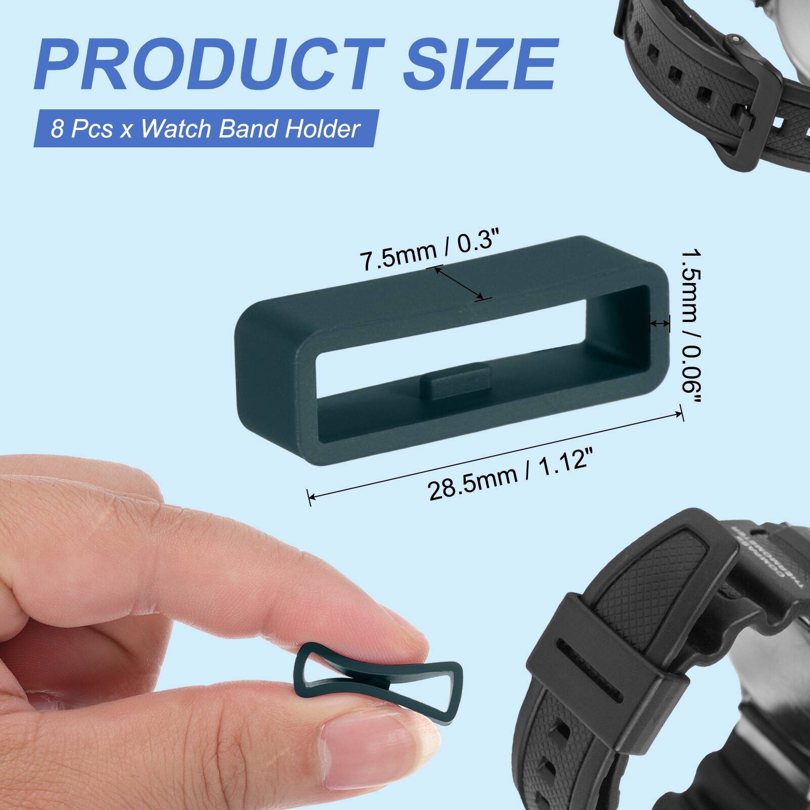 PRODUCT SIZE  
8 Pcs x Watch Band Holder  
7.5mm / 0.3"  
28.5mm / 1.12"  
1.5mm / 0.06"
