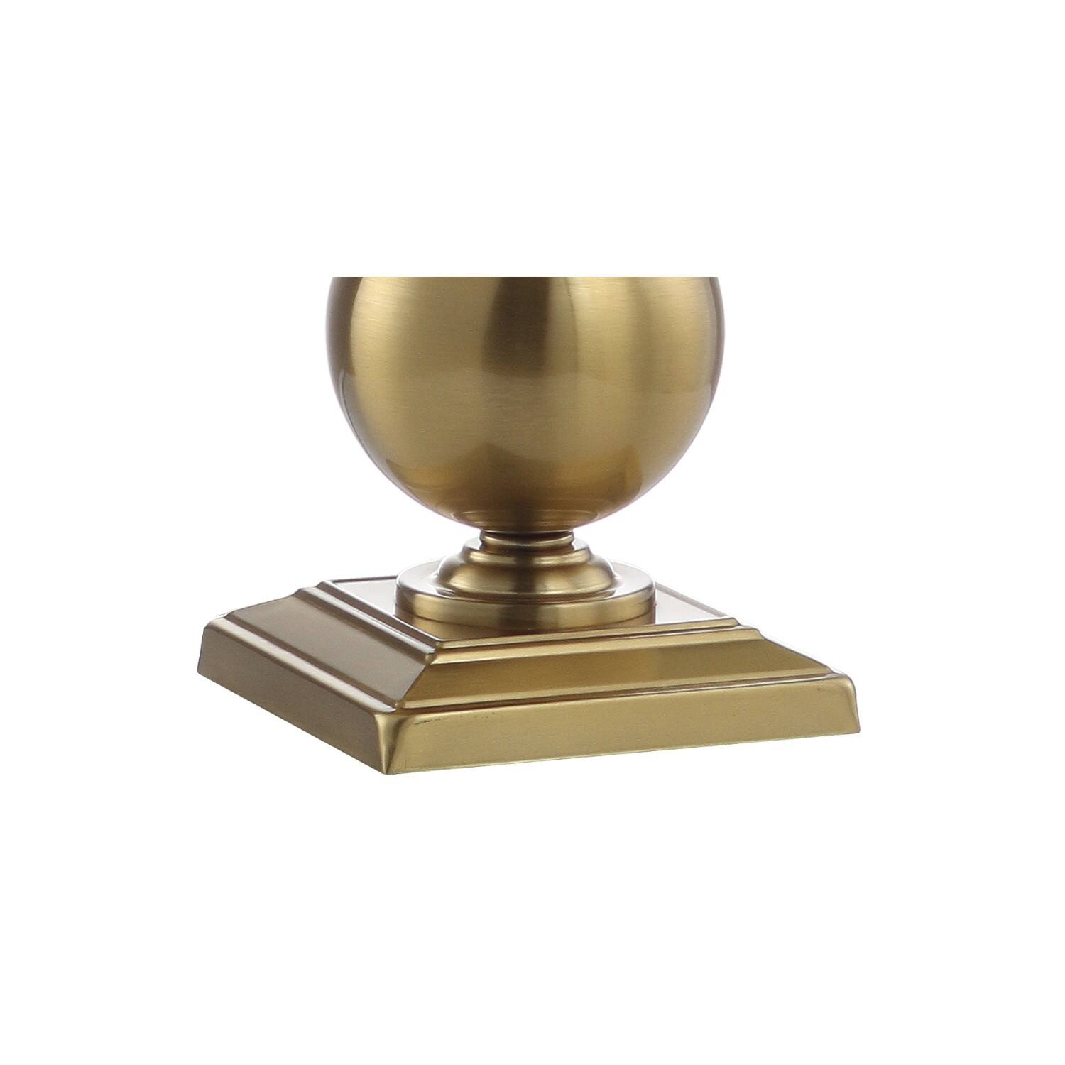 Alt View 7. Jonathan Y - Mackenzie 33" Metal LED Table Lamp, Brass - Brass Gold.