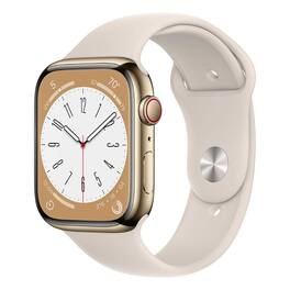 Refurbished Excellent - Apple Watch Series 8 Stainless Steel 41mm A2772 (GPS + Cellular) - Gold - (2022)