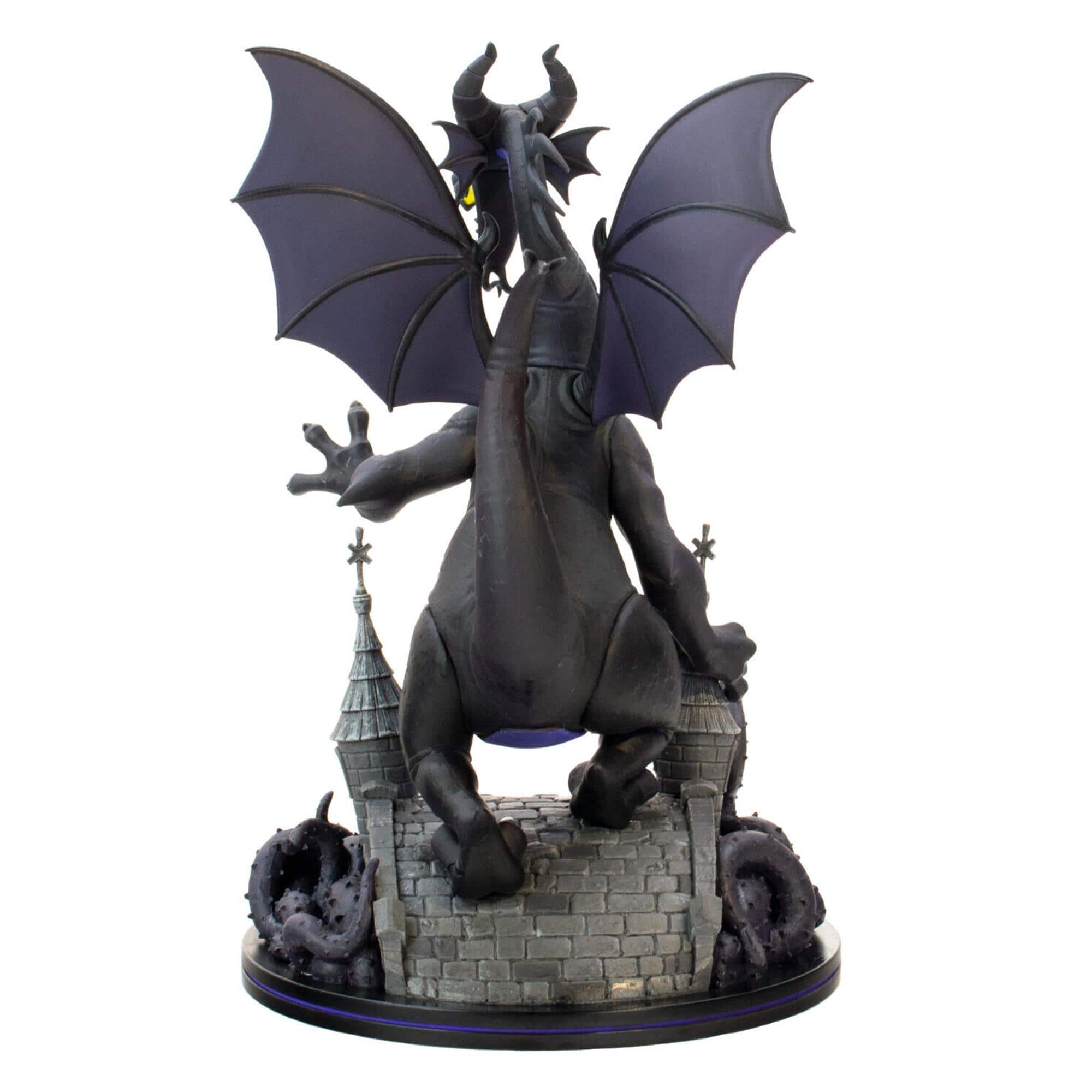 Disney Maleficent Dragon Q FIG MAX Elite Diorama Black/Purple DIS