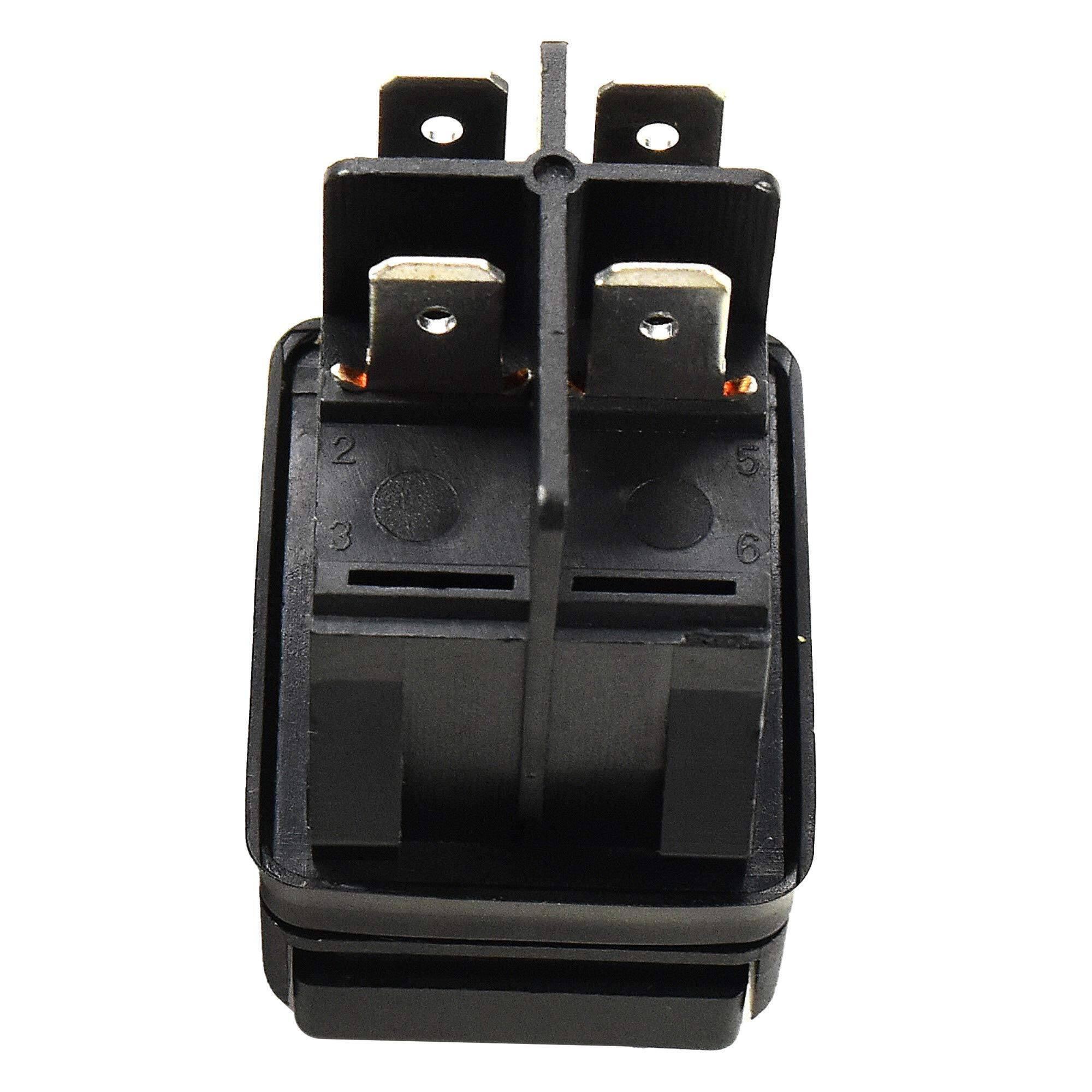 Alt View 1. HQRP - On-Off Power Switch 4-Pin for Ryobi RY-14122 RY-141600 RY-141900 Pressure Washer Replacement - black.