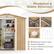 Windproof & Stable Structure 1111 1 2 3 4 4 Reinforced Vertical Tubes Sturdy Crossbeam Covers to Reinforce the Eaves 4 Ground Stakes