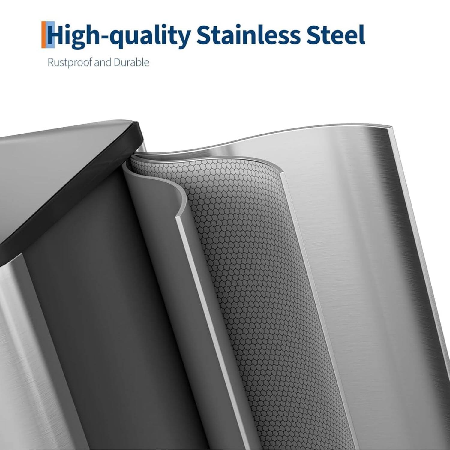 High-quality Stainless Steel  
Rustproof and Durable