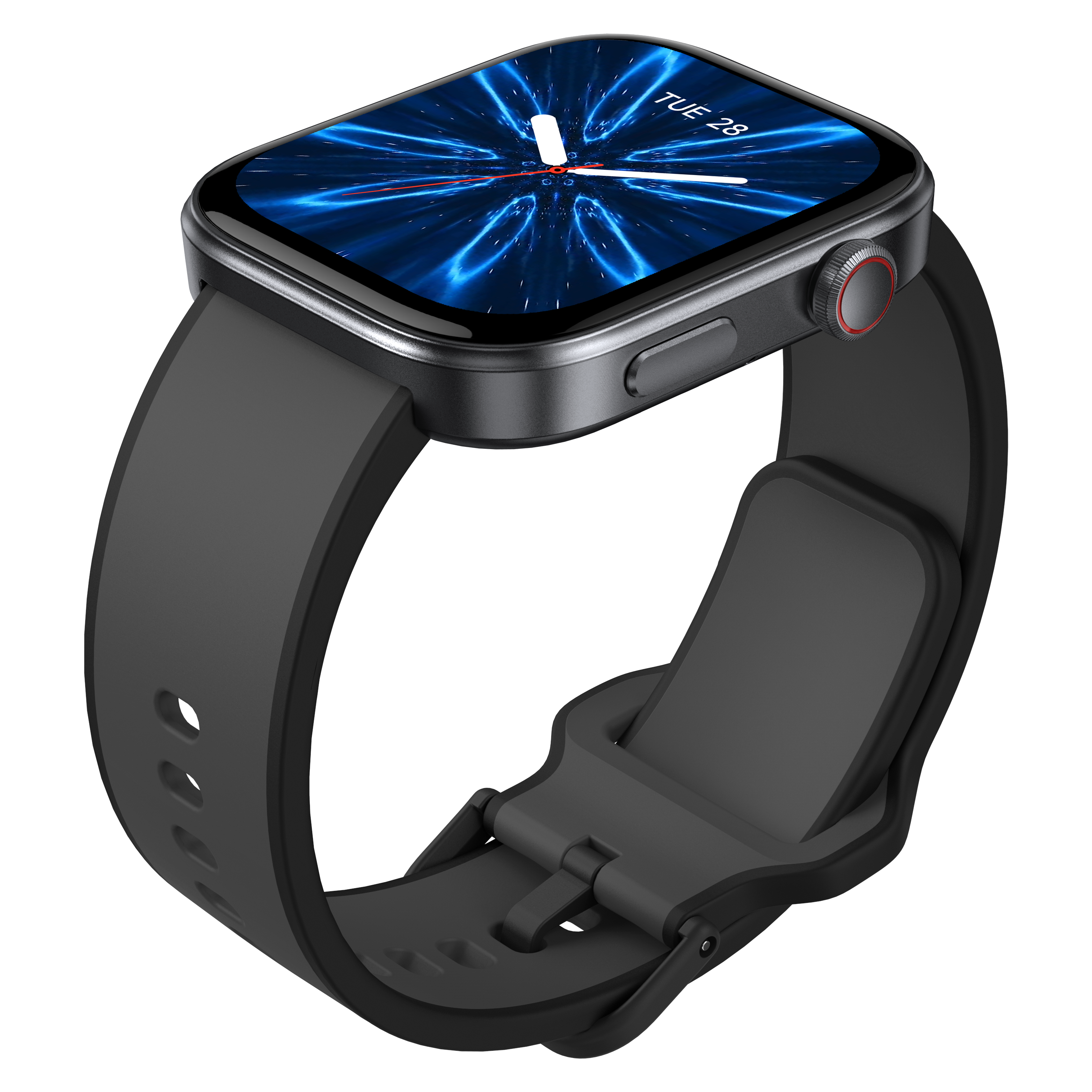 Angle. MiracoRun - MiracoRun Smartwatch 1.99" AMOLED for Android & iPhone with Bluetooth Calls, 100+ Sports Modes, Water Resistant - Black.