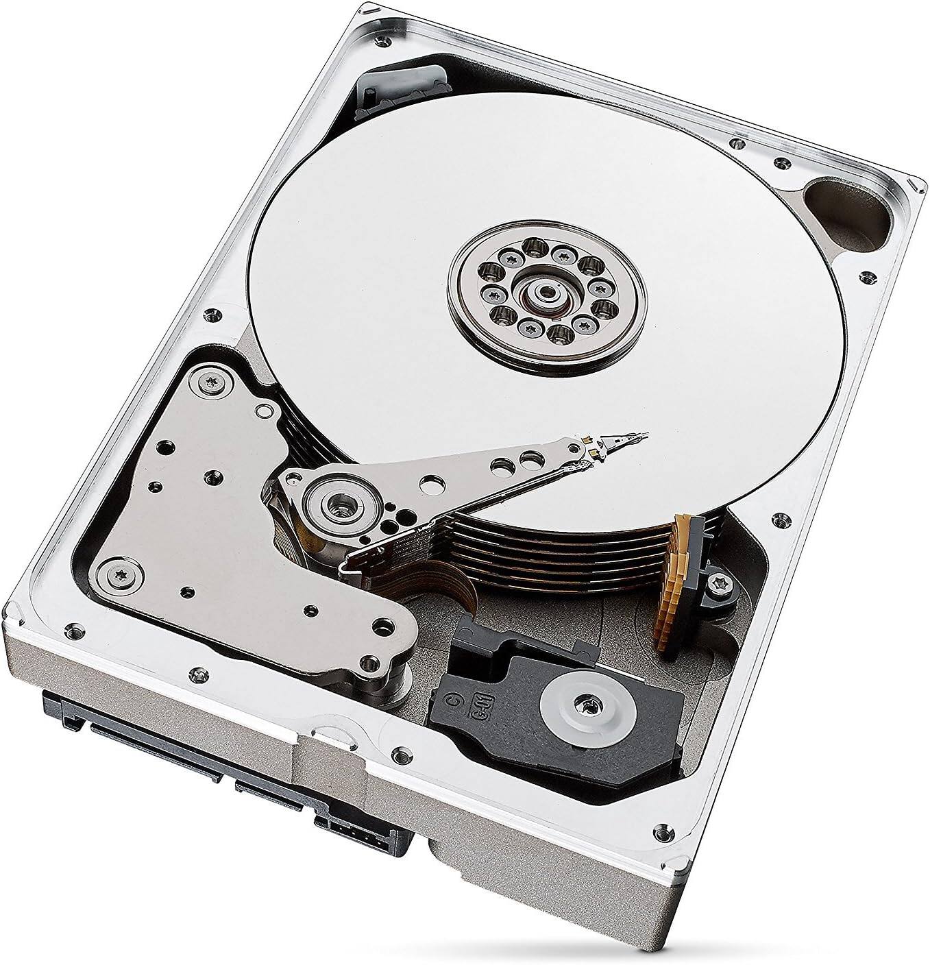 Angle. Seagate - Seagate BarraCuda Pro ST8000DM0004 8TB 7200 RPM 256MB Cache SATA 6.0Gb/s 3.5" Hard Drive Bare Drive OEM.