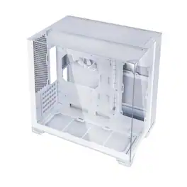 Lian Li - O11 Vision-M O11VMW Dual-chamber Design Pre-installed 140 mm Fan Micro ATX Case - White