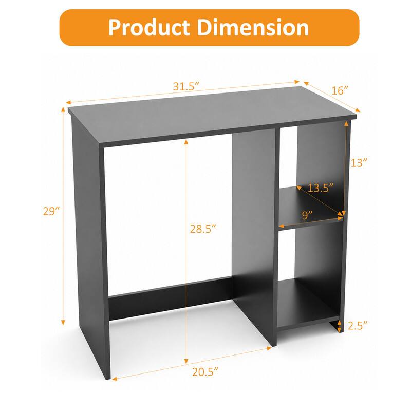 Product Dimension: 31.5" x 16" x 13" x 13.5" x 29" x 28.5" x 9" x 2.5" x 20.5"