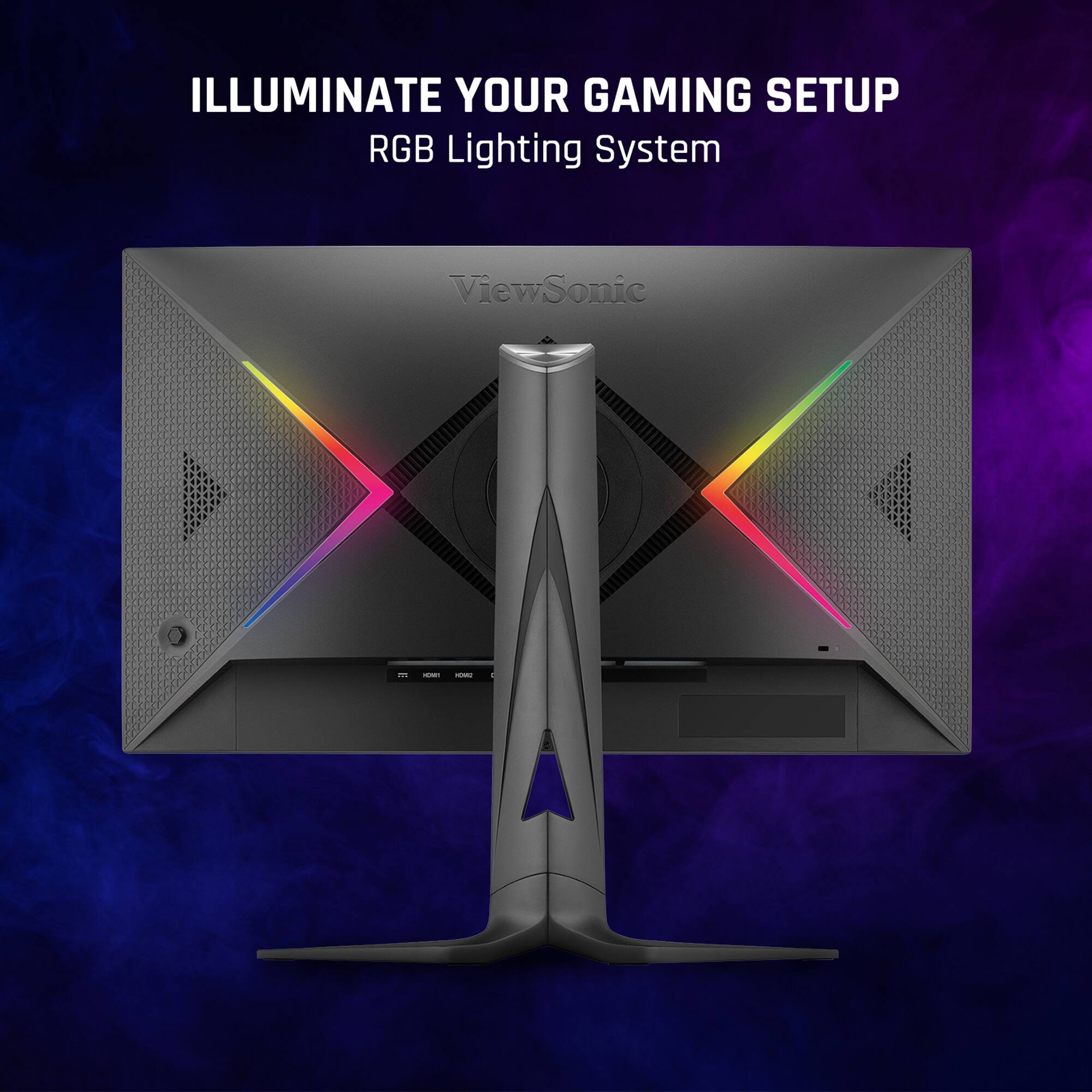 Illuminate Your Gaming Setup with RGB Lighting System by ViewSonic.