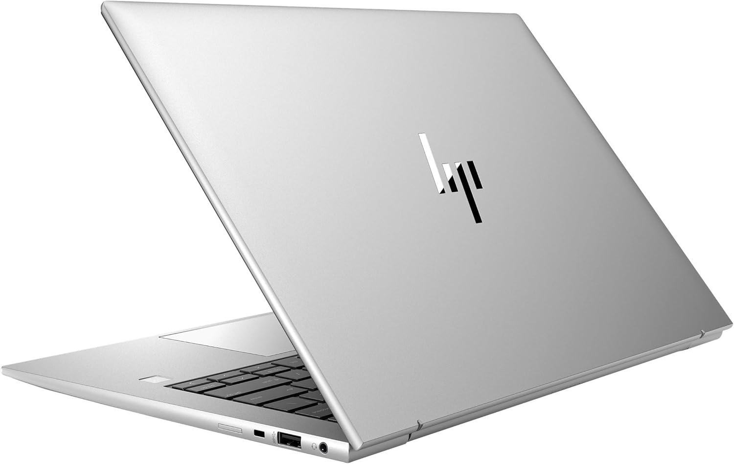 Left. HP - Refurbished - HP EliteBook 845 G9: 14" WUXGA - AMD Ryzen 5- 32GB|256GB - Win 11 Pro - Silver.