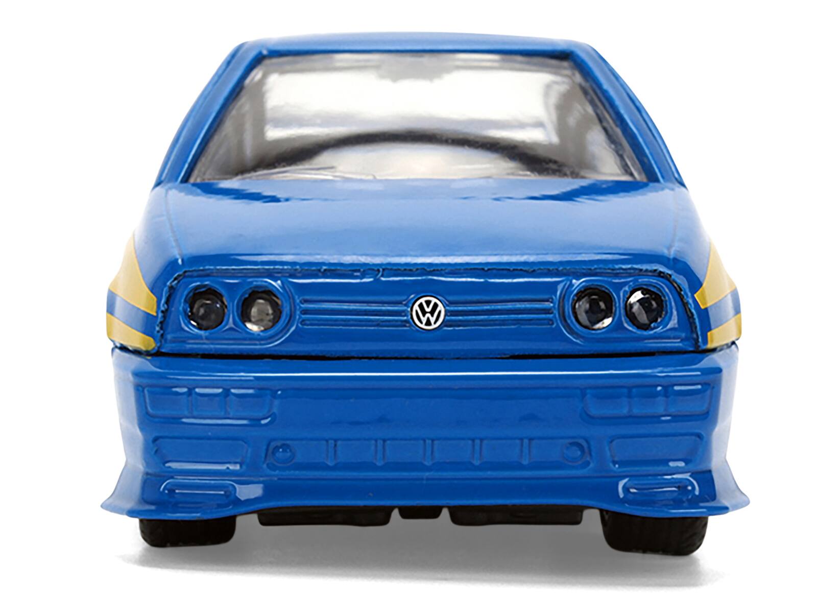 Alt View 5. Jada - Volkswagen Jetta Police Vehicle "Rio Federal Hwy Police" Blue with Yellow "Fast Five" 2011 Movie 1/32 Model Car by Jada - Multicolor.