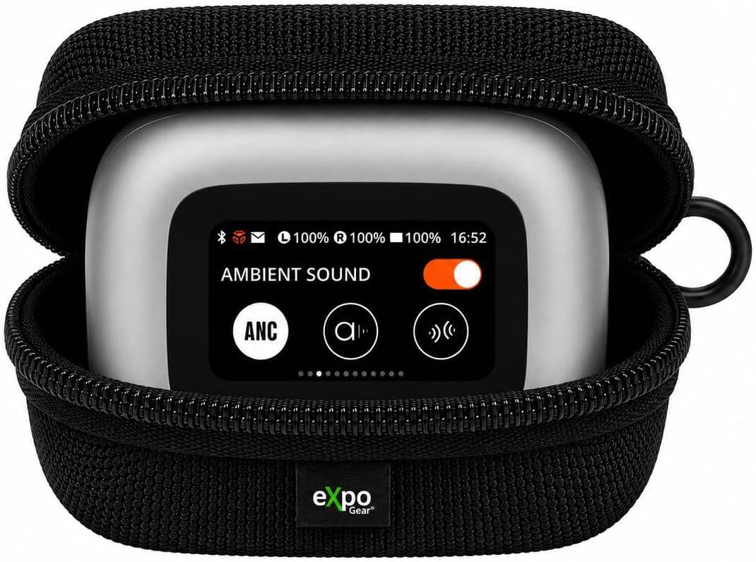 L 100% R 100% 100% 16:52 AMBIENT SOUND ANC a eXpo Gear