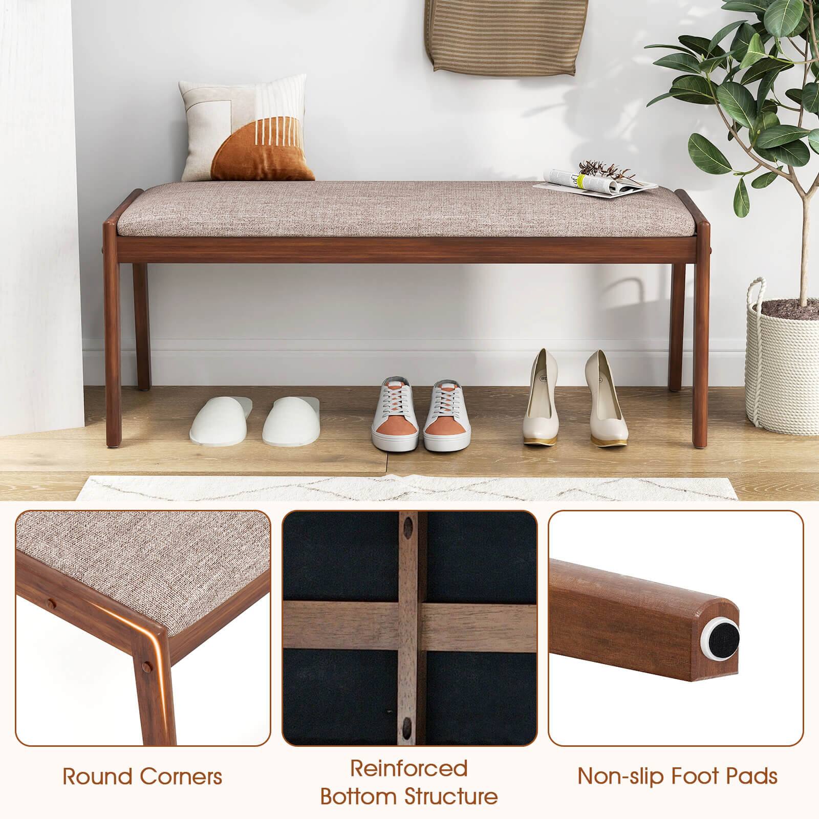 Round Corners, Reinforced Bottom Structure, Non-slip Foot Pads