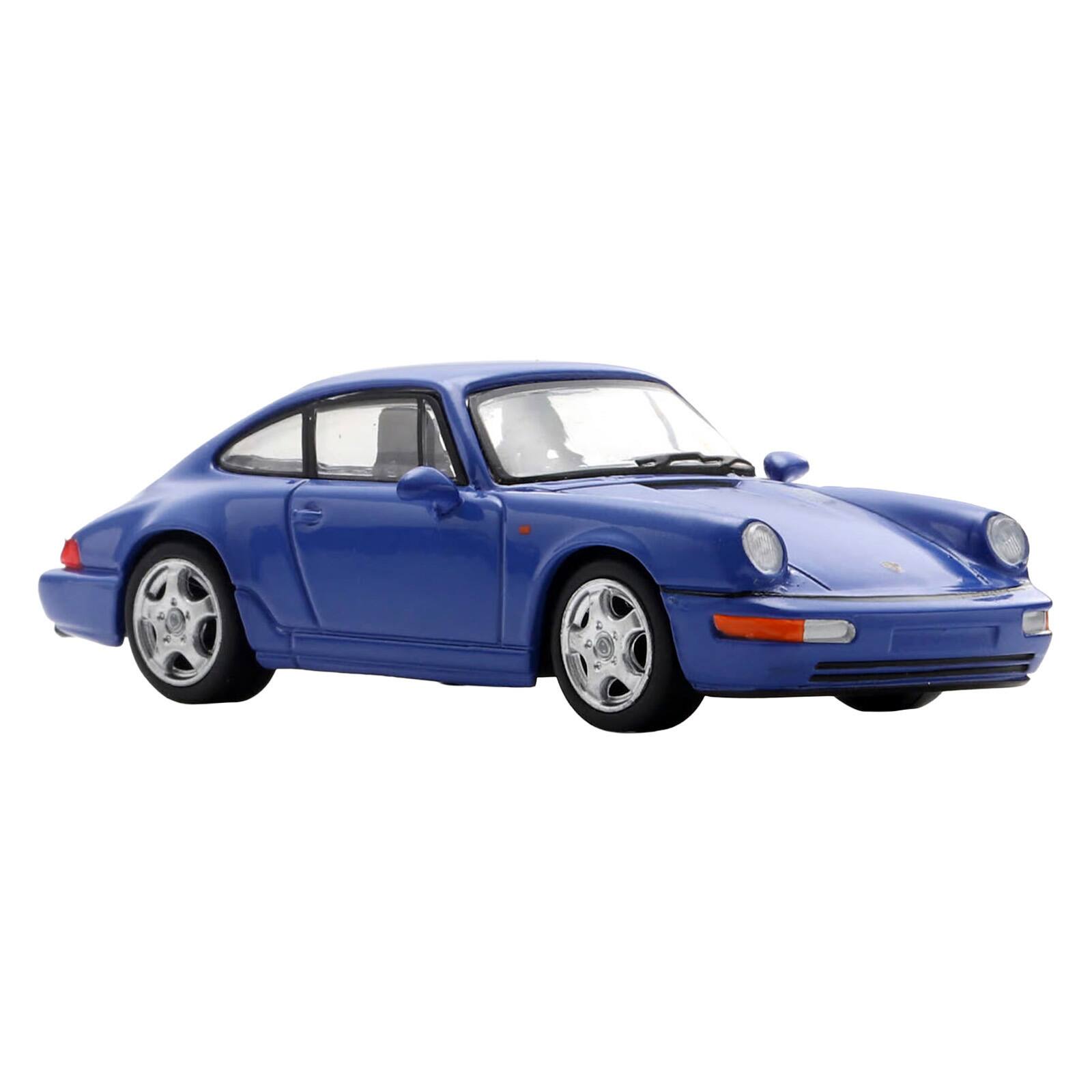 Alt View 2. Spark - 1992 Porsche 911 Carrera RS 3.6 Blue 1/64 Model Car by Spark.