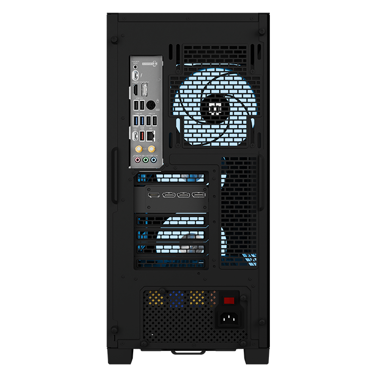 Back. MAINGEAR - All-new MG-1 | Emerald Gaming Desktop - NVIDIA GeForce RTX 5070 - Intel Core Ultra 5 250K Plus - 32GB Memory - 2TB SSD - Black.