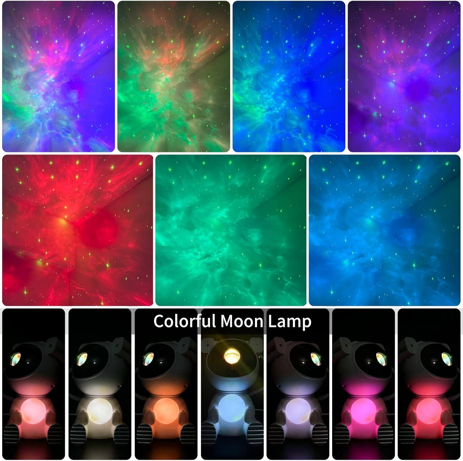 Colorful Moon Lamp