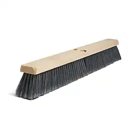 Coastwide Professional - Coastwide Professional™ 24" Push Broom Head, Polypropylene (CW57733) - Gray/Natural