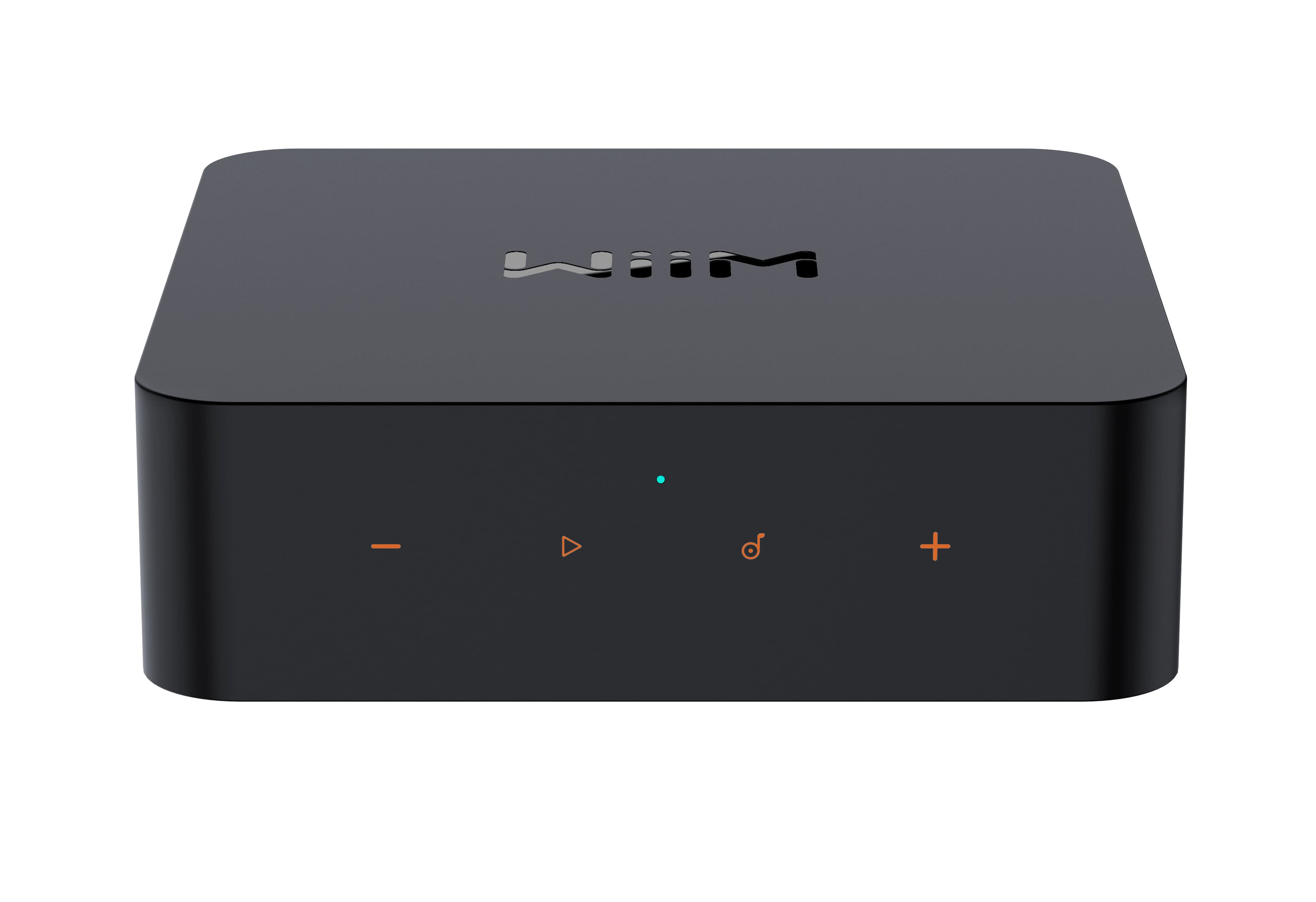 Front. WiiM - Pro Wireless Audio Streamer - Black.