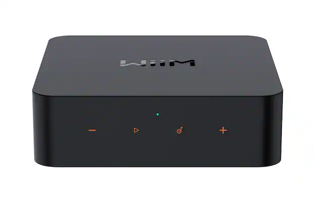 Front. WiiM - Pro Wireless Audio Streamer - Black.