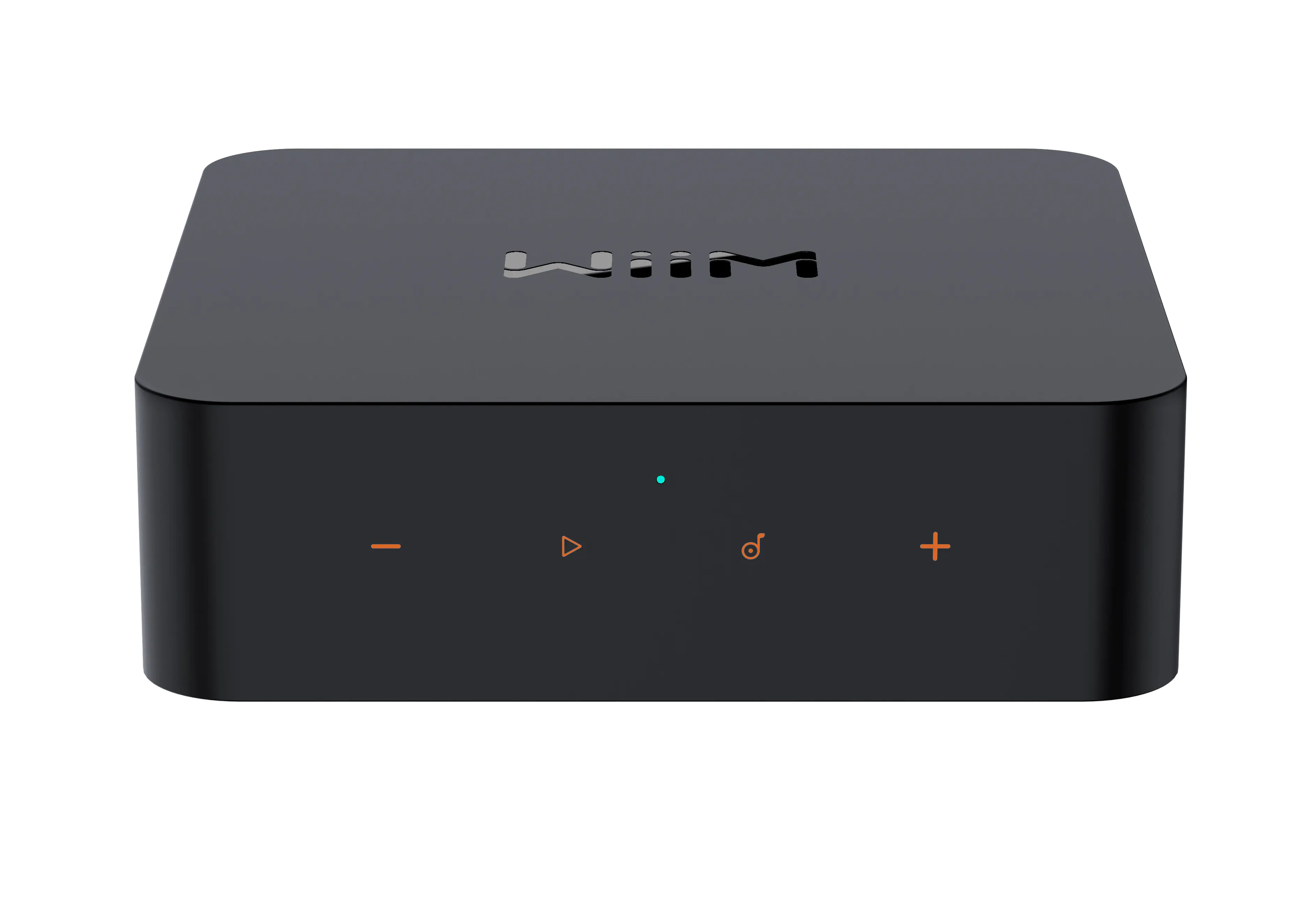 Front. WiiM - Pro Wireless Audio Streamer - Black.