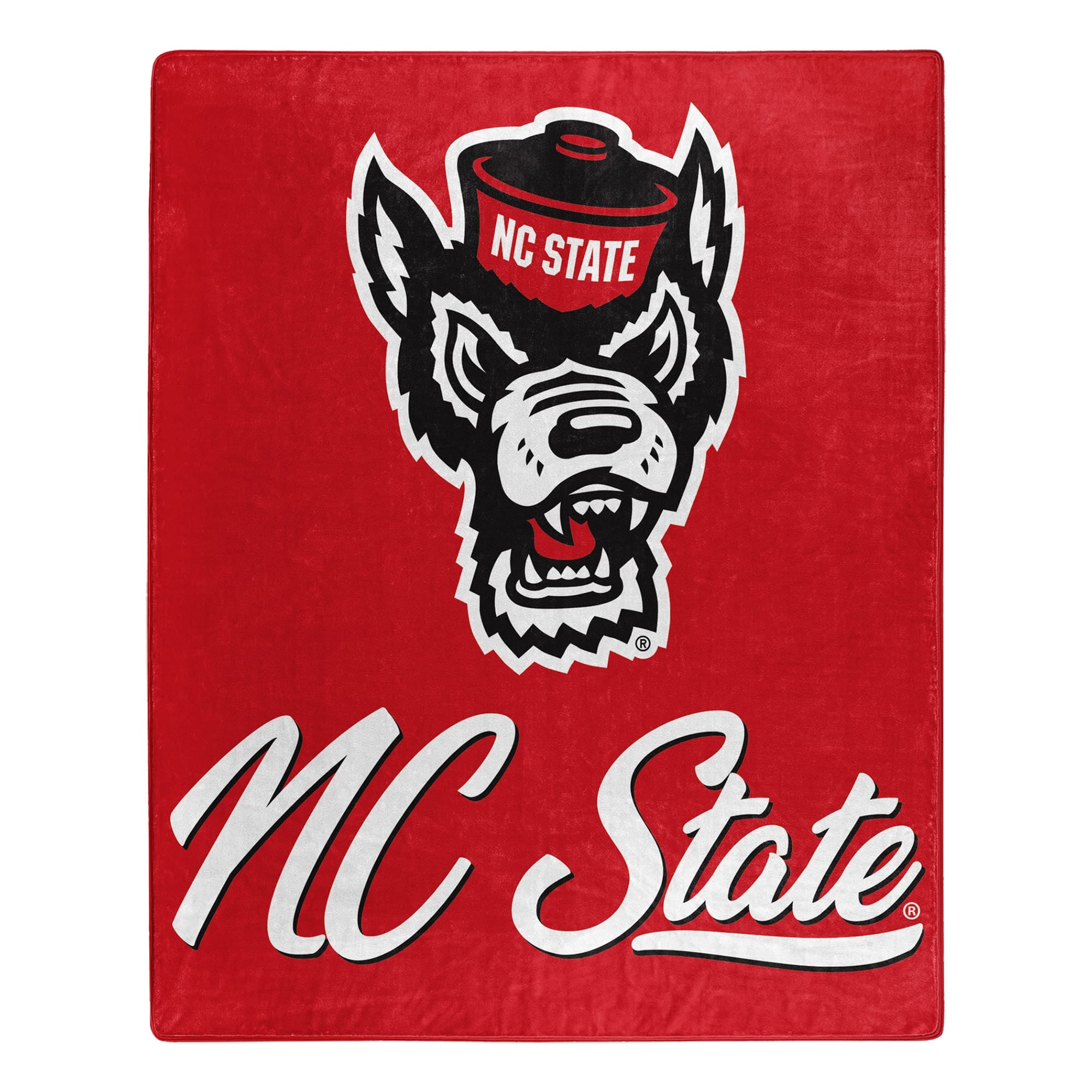 Northwest - NC State Wolfpack 50" x 60" Signature Raschel Plush Throw Blanket - Multicolor
