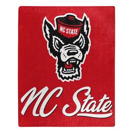 Northwest - NC State Wolfpack 50" x 60" Signature Raschel Plush Throw Blanket - Multicolor