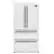 Angle. Forno Appliances - Moena Espresso 19.2 Cu. Ft. Freestanding Counter-Depth French Door Refrigerator with Automatic Ice Maker - White.