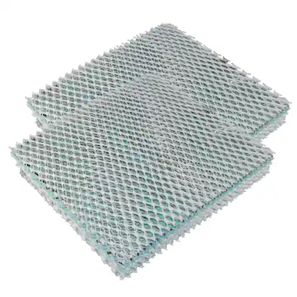 Front. HQRP - 2-Pack Humidifier Wick Filter Pads for Honeywell HC22P, HE100 HE150 HE220 HE225 HE240.