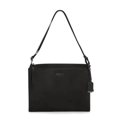 Front. TUMI - Voyageur Nash Crossbody - Black/Gun Metal.