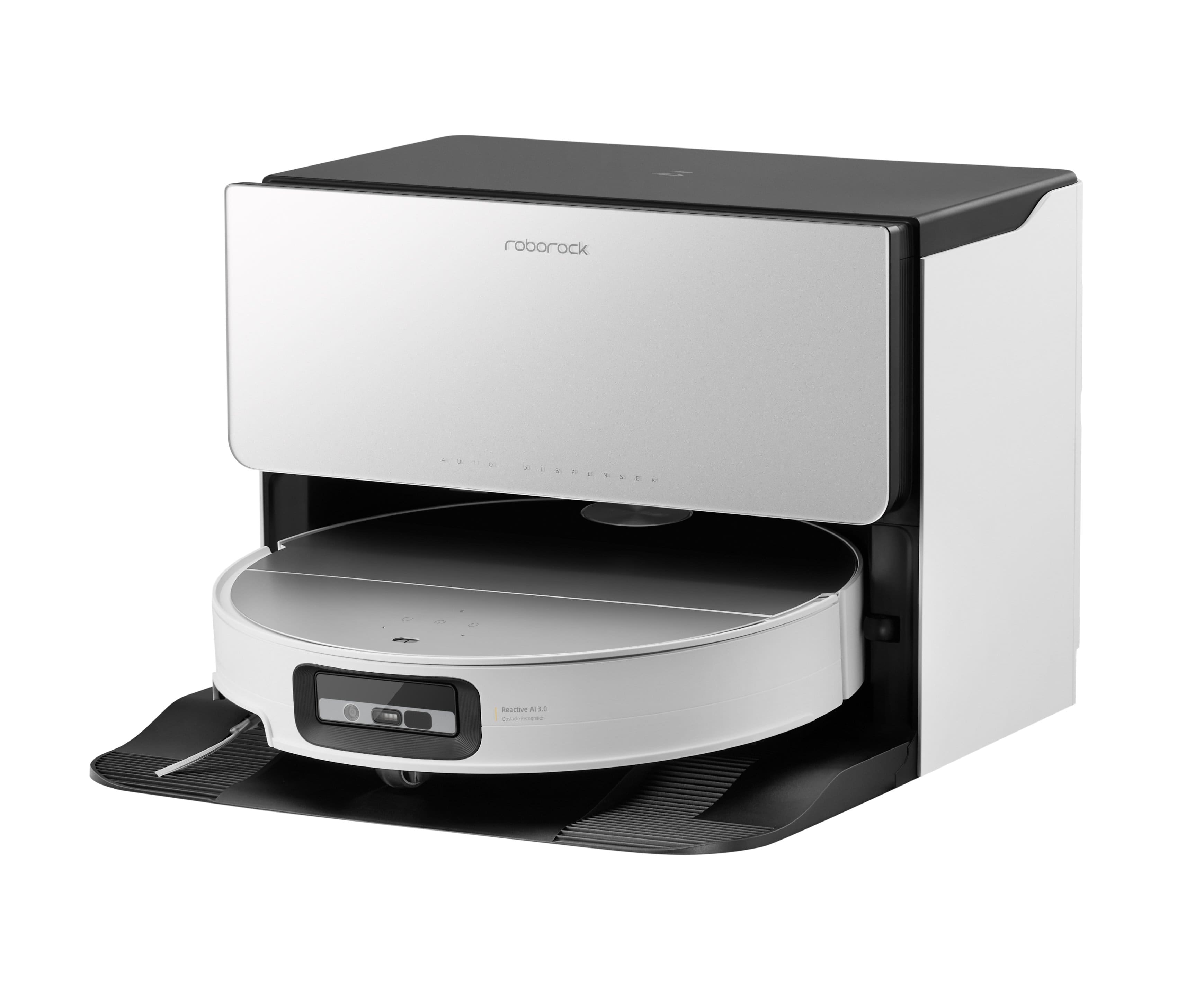 Roborock - Saros 10 with Refill & Drainage System Robot Vacuum and Mop, 22,000Pa Suction, AI Obstacle Avoidance