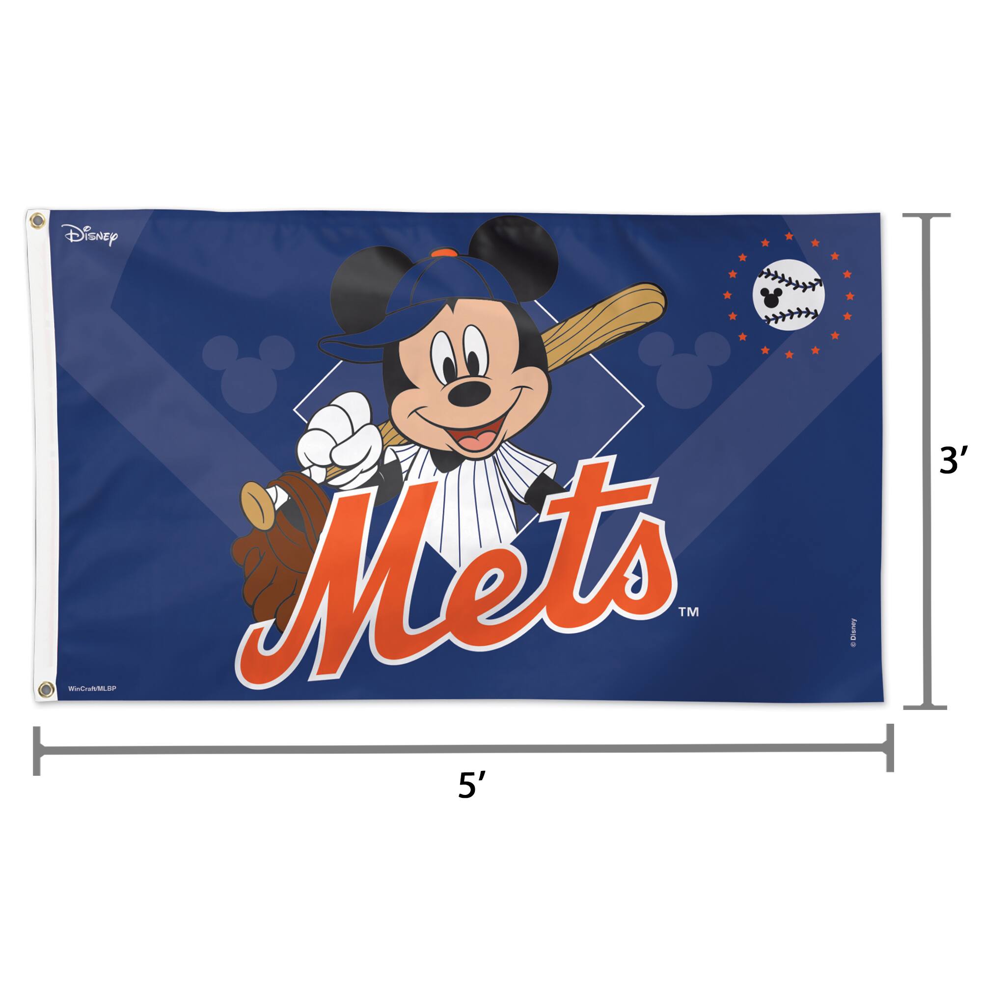 Disney  
Mets™  
5' x 3'