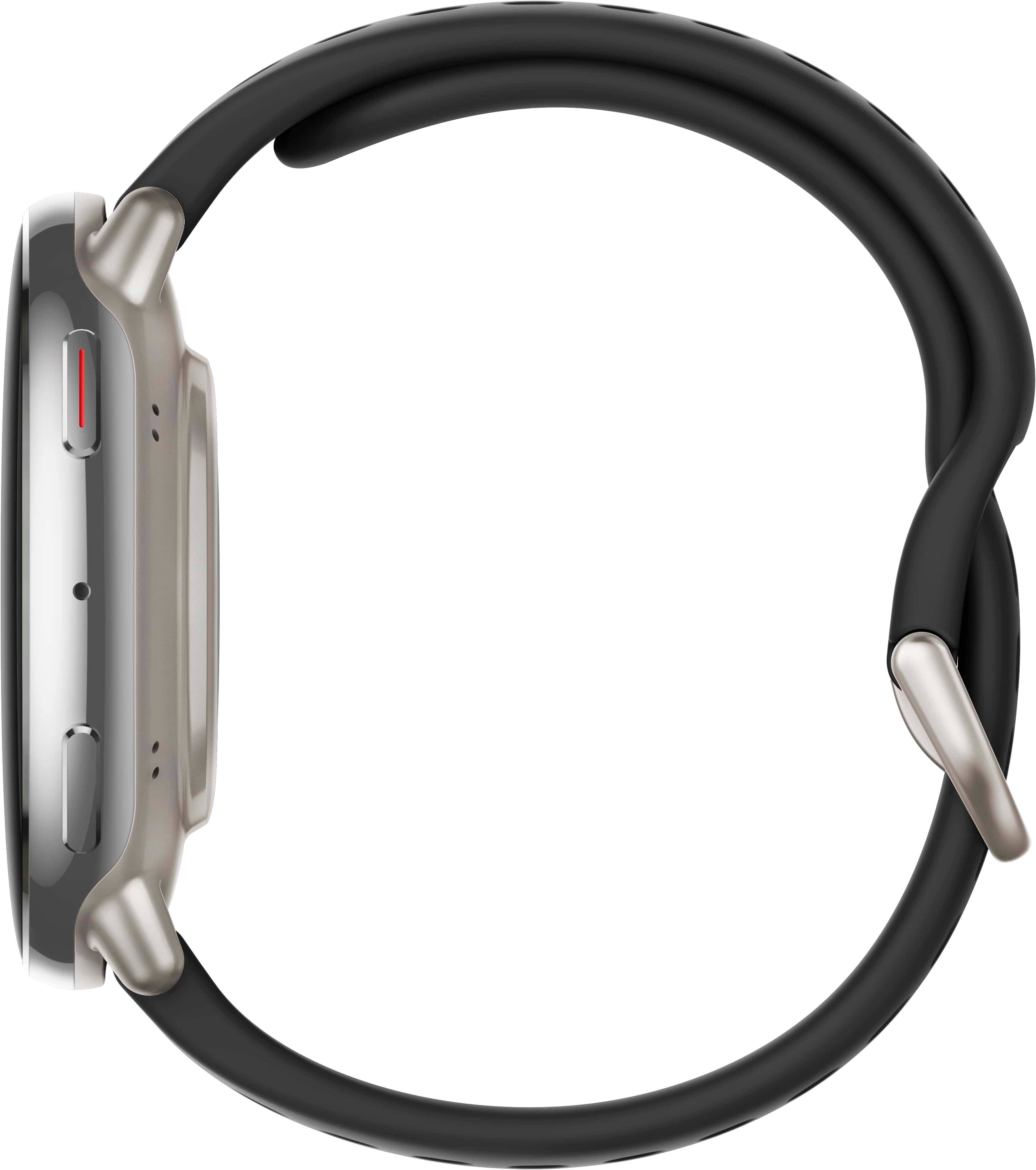 Back. Amazfit - Active 2 Smartwatch 44mm Silicone - Black.