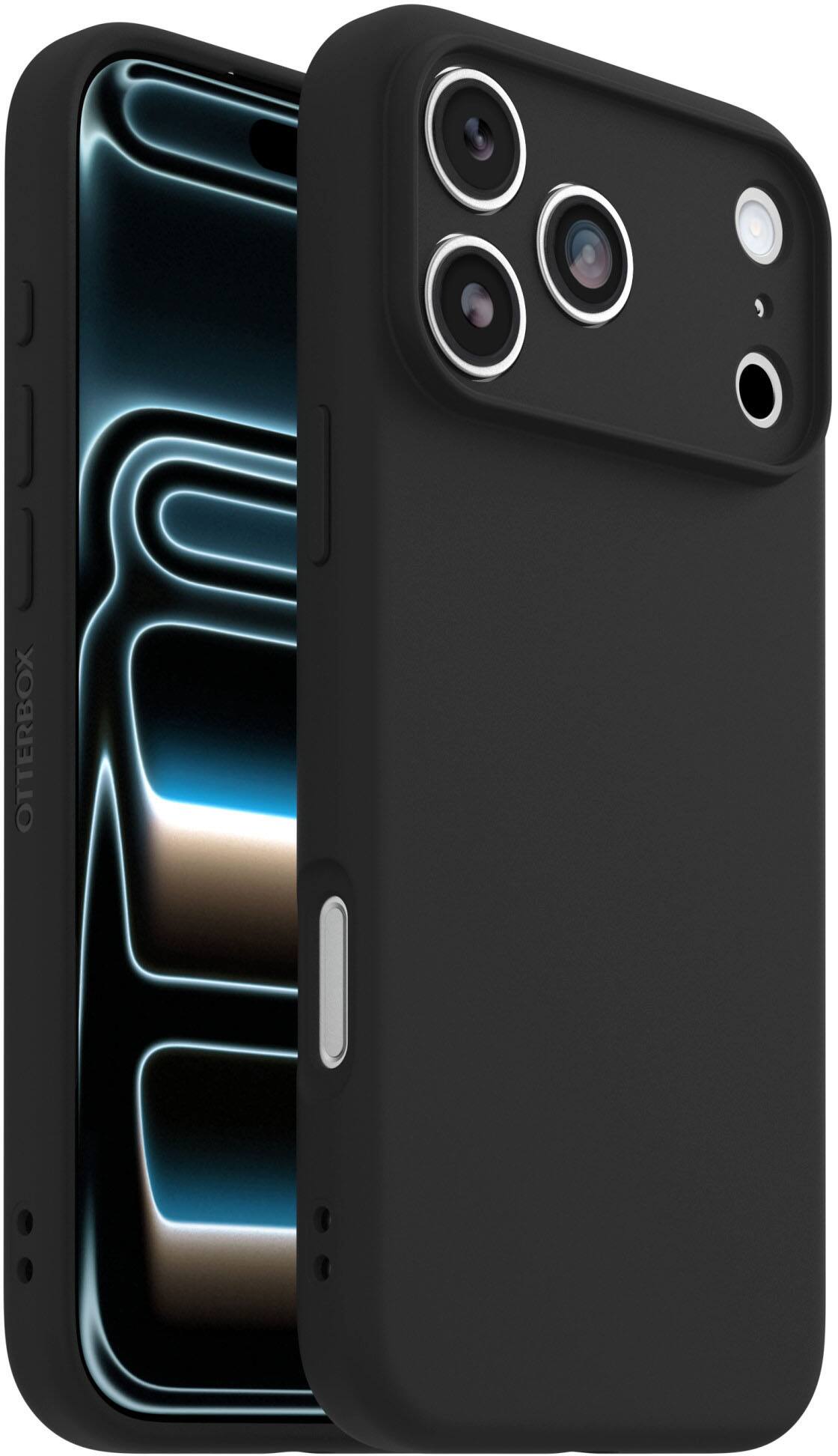 Back. OtterBox - Figura Series Hard Shell for iPhone 17 Pro Max - Black.