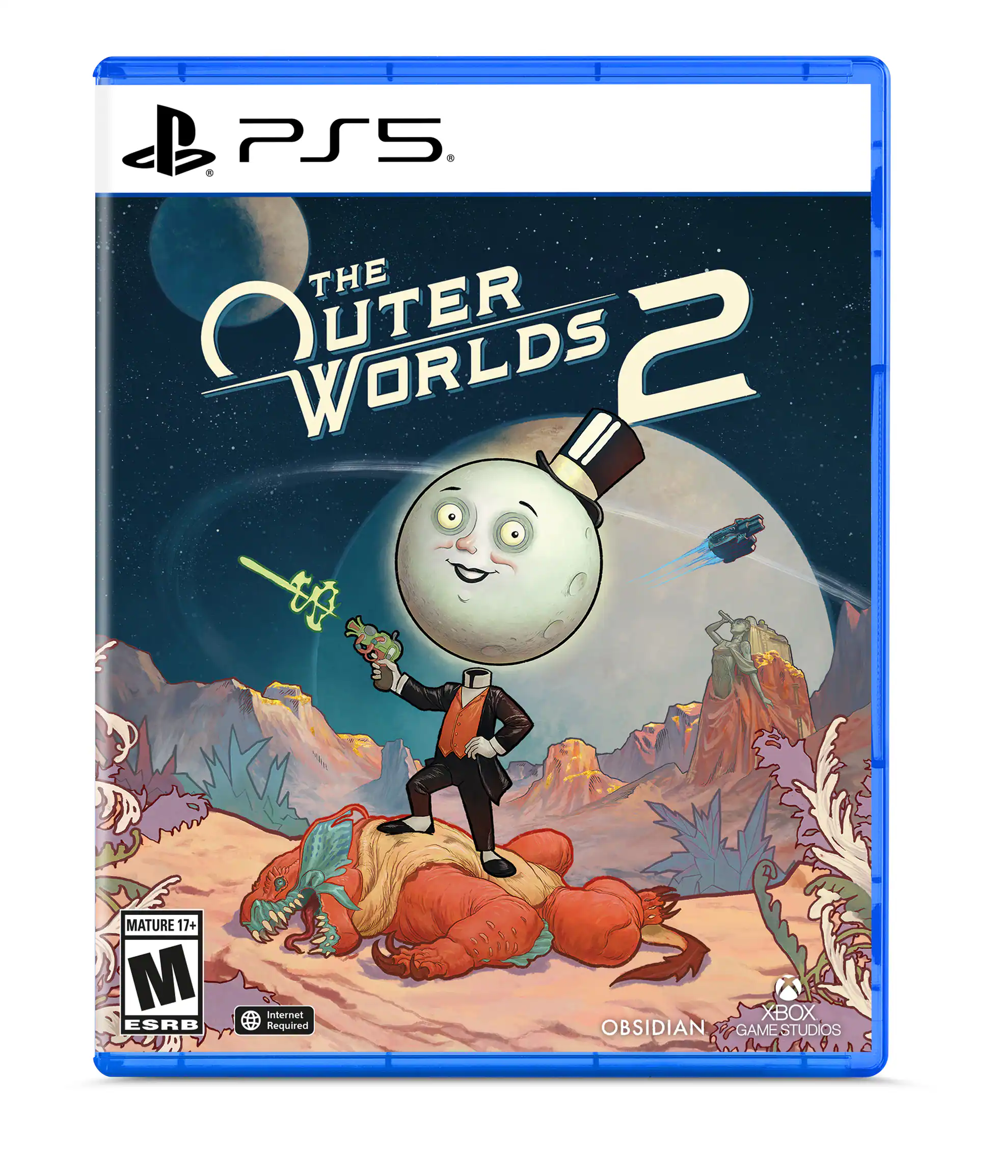 PS5 The Outer Worlds 2 Mature 17+ M ESRB internet Required XBOX Obsidian Game.Studios - M (Mature 17+)