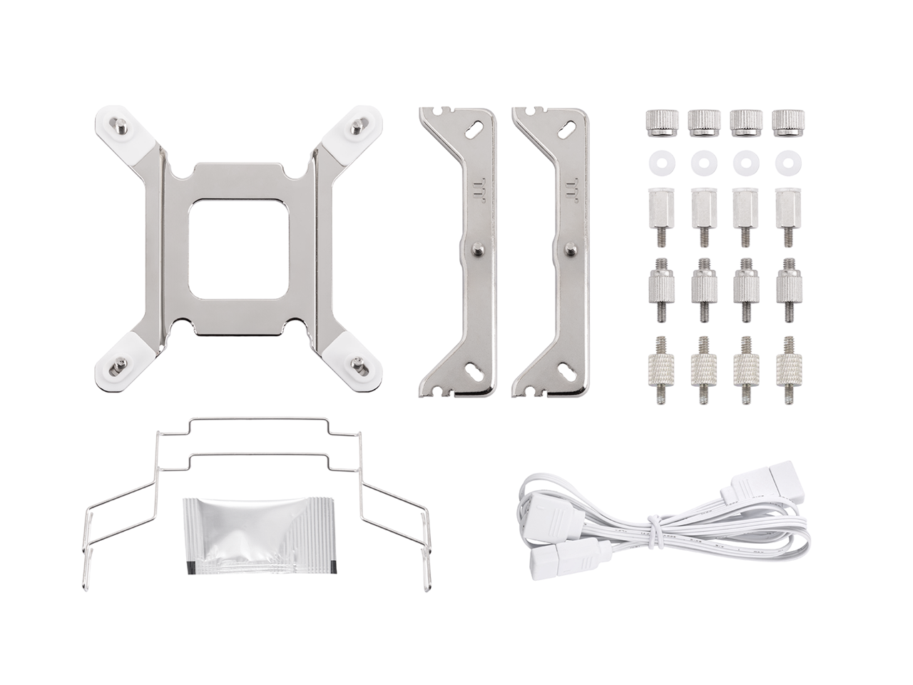 Alt View 10. Thermaltake - Thermaltake ASTRIA 400 ARGB Cooler, 6 Cu Pipes, 120mm Fan, 230W TDP, White - White.