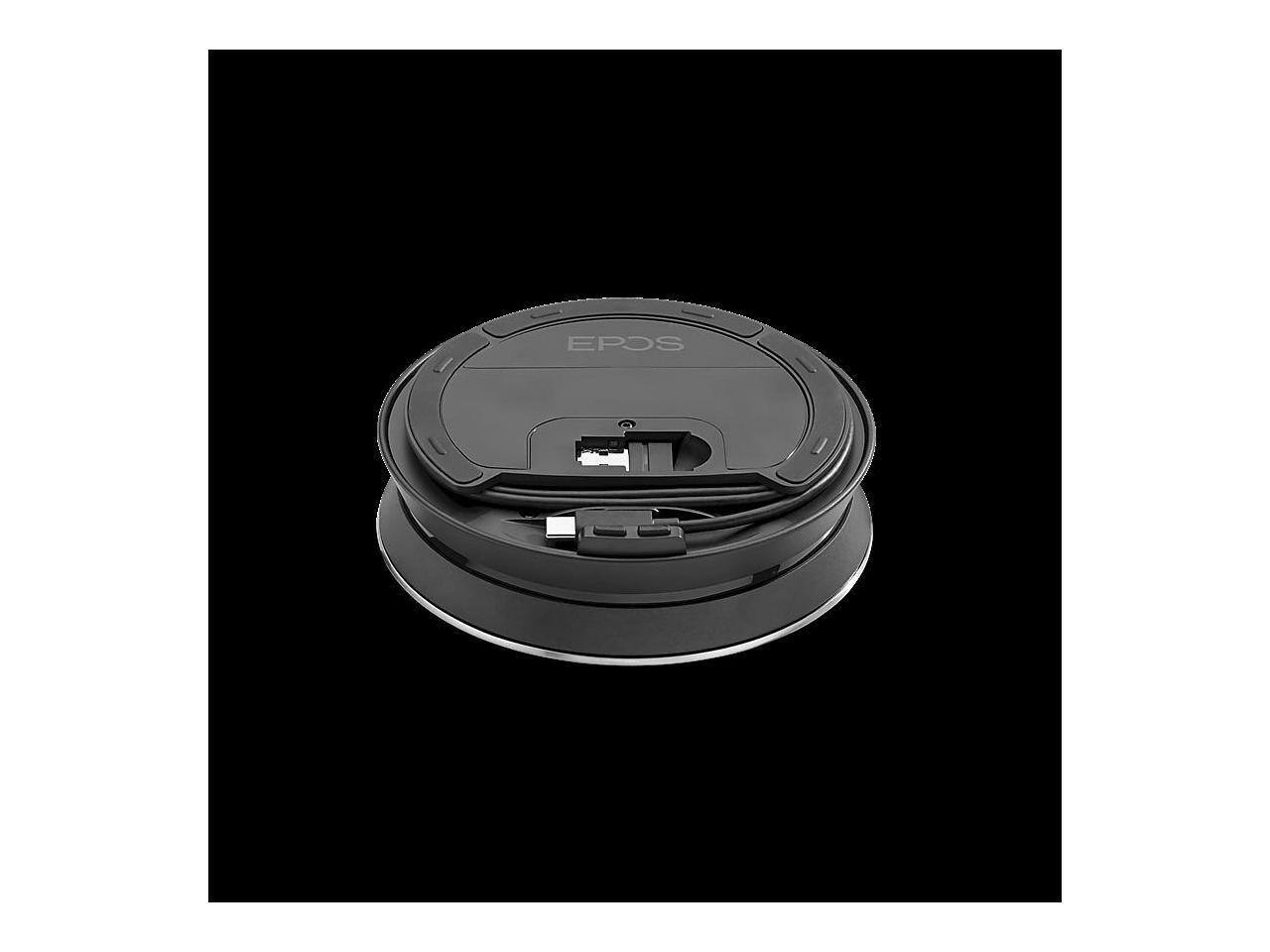 Alt View 8. Sennheiser - EPOS EXPAND SP 30T Speakerphone - USB - Microphone - Battery - Black, Silver - 1000225 - Black.