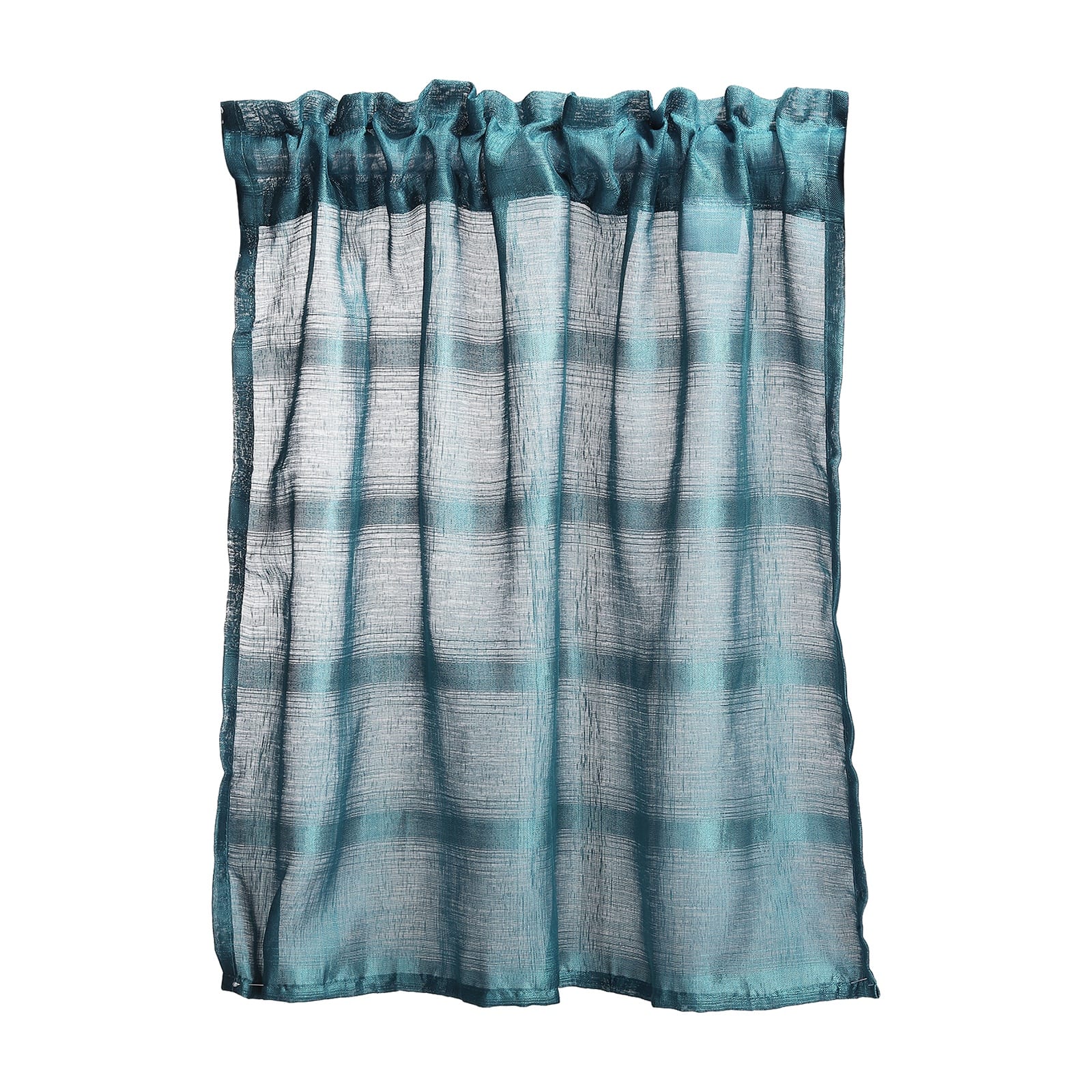 Unique Bargains - Window Valance Curtains, 29x24 Inch, Small Short Light Filtering Sheer for Bedroom Bathroom Living Room - Blue price history on PriceWatchPro