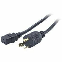 APC - NetShelter Power Cord, IEC C19 to NEMA L6-30P, 2.4m - 208 V AC - 7.87 ft Cord Length - NEMA L6-30P - 1 Each - Black