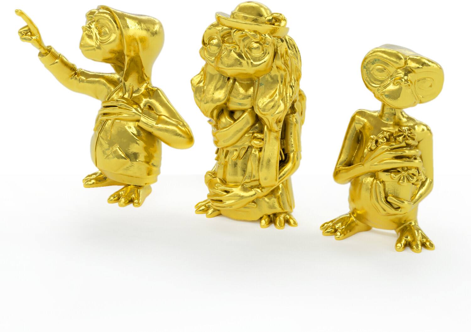 Alt View 2. PopMarket - Doctor Collector - E.T. - Gold Mini Figures Set   - COLLECTIBLES - Multicolor.