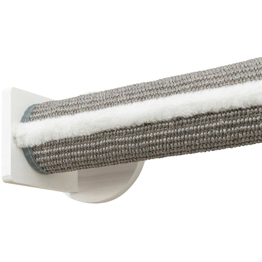 Alt View 2. TRIXIE - Wall Set 5 Wall Mounted Cat Perch System with 2 Scratching Posts for Corners - White/Gray.