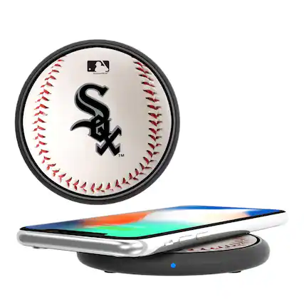 Front. Keyscaper - Chicago White Sox 15 Watt Wireless Induction Charger - Multicolor.