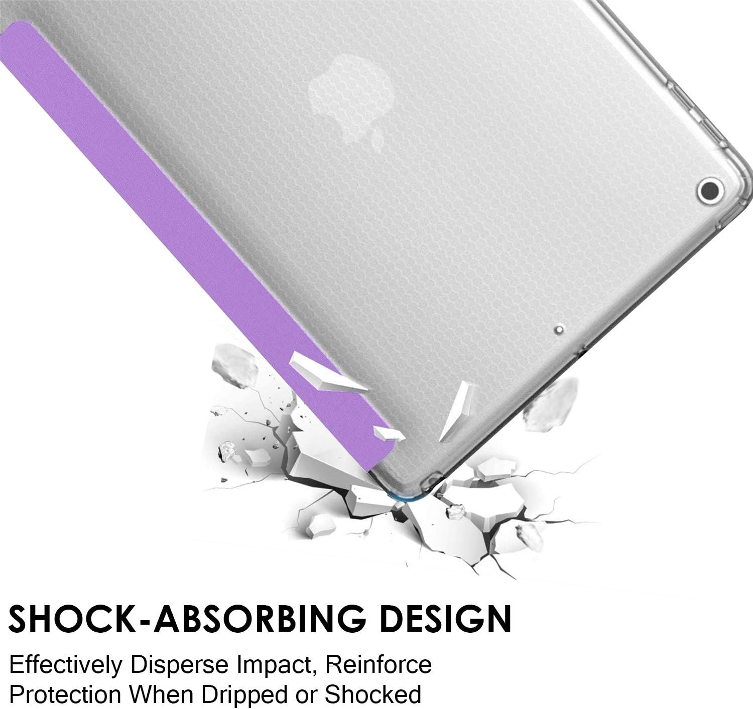 SHOCK-ABSORBING DESIGN  
Effectively Disperse Impact, Reinforce Protection When Dripped or Shocked