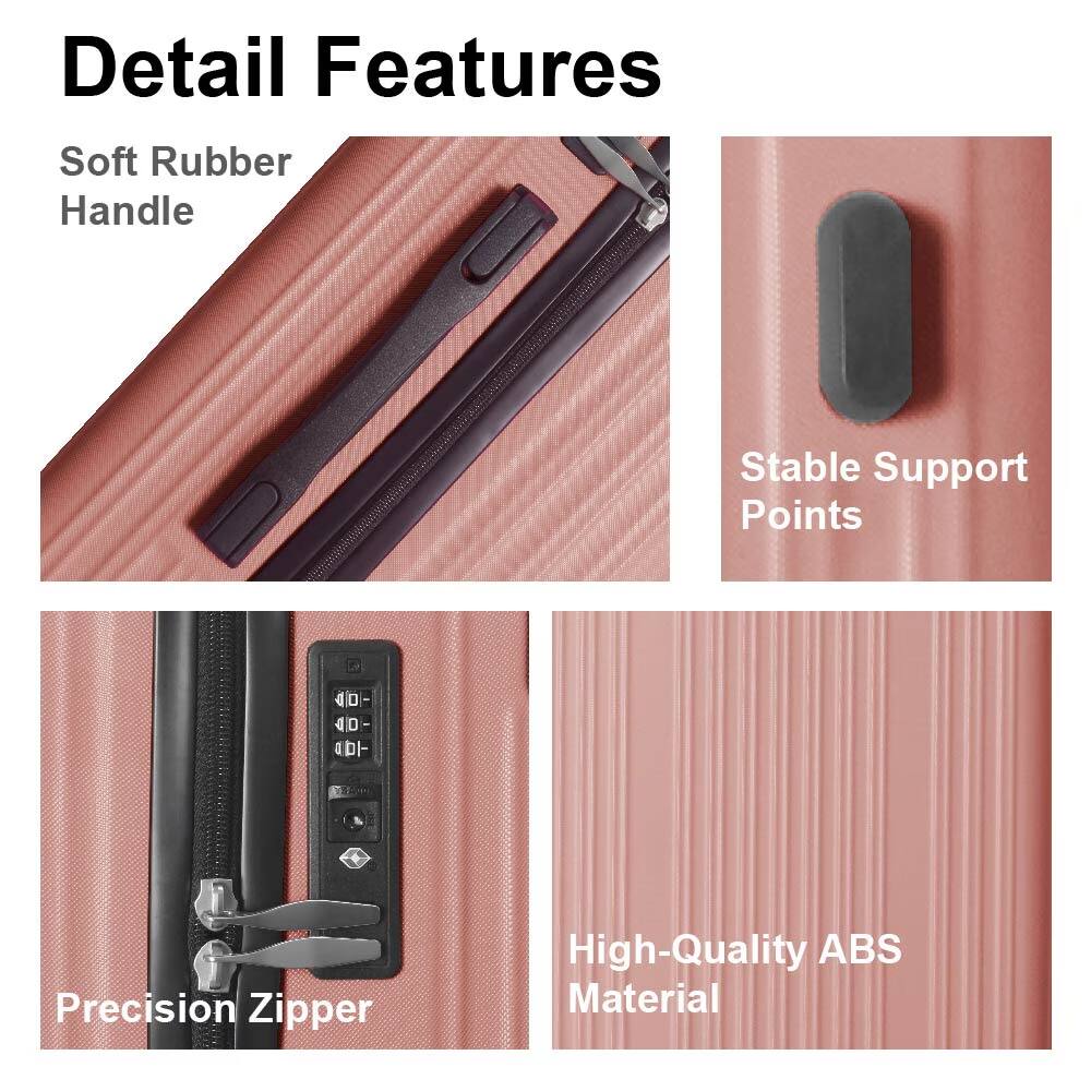 Detail Features

- Soft Rubber Handle
- Stable Support Points
- Precision Zipper
- High-Quality ABS Material